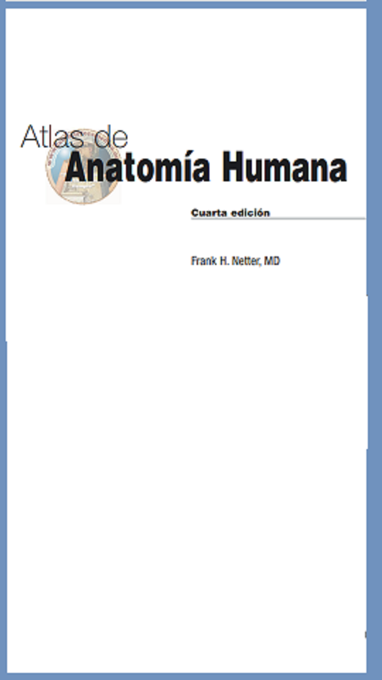 CARÁTULA DE ATLAS DE ANATOMÍA HUMANA